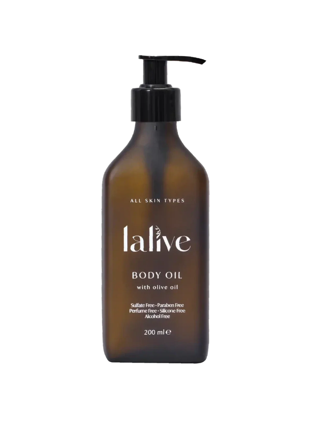 Lalive %100 doğal vücut bakım yağı 200ml - zeytinyağı ve E vitamini içeren nemlendirici