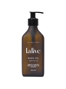 Lalive %100 doğal vücut bakım yağı 200ml - zeytinyağı ve E vitamini içeren nemlendirici