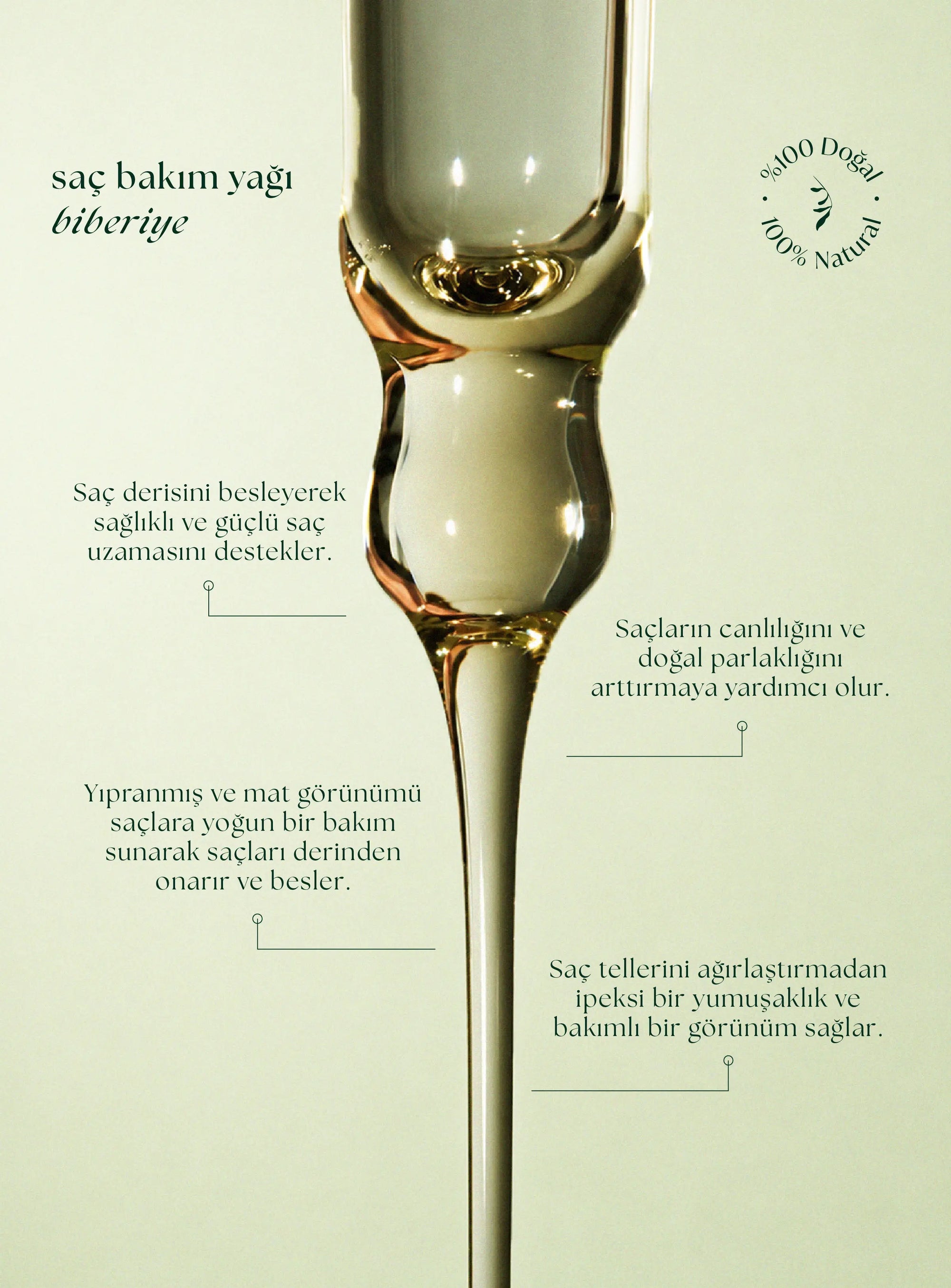 Lalive Bakım & Onarım Saç Bakım Yağı · Biberiye