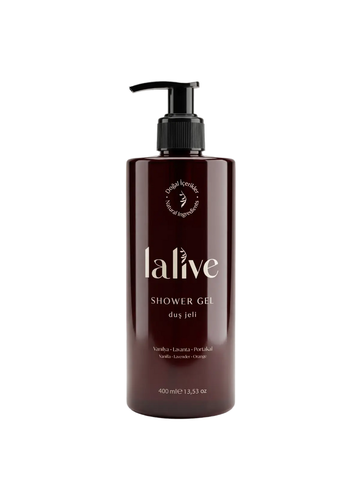 Lalive Doğal Duş Jeli – Vanilya & Lavanta & Portakal