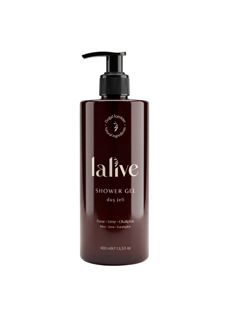Lalive Doğal Duş Jeli – Lime & Nane & Okaliptüs